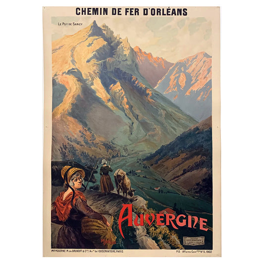 1014-109 Chemin De Fer D'Orleans - Auvergne