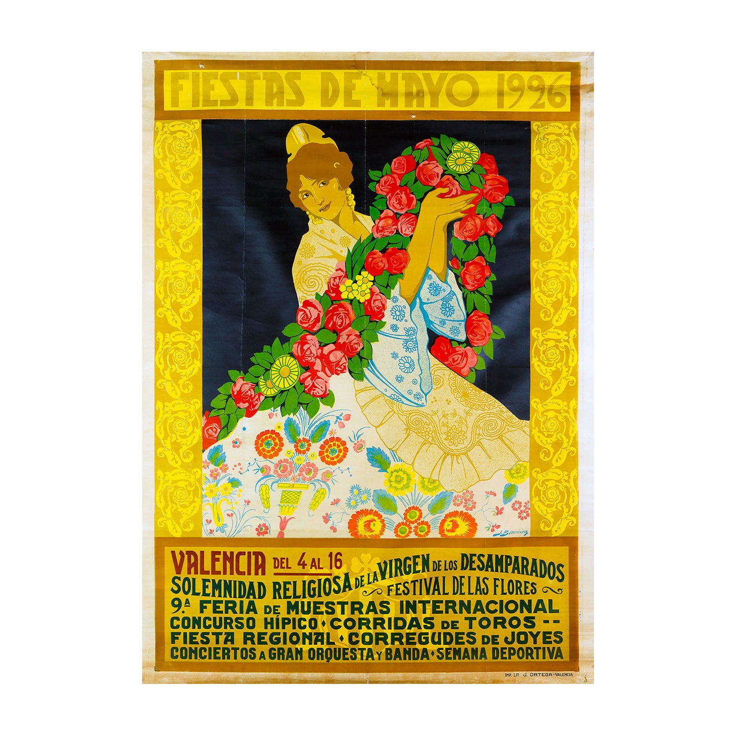 1014-12 Fiestas De Mayo 1926