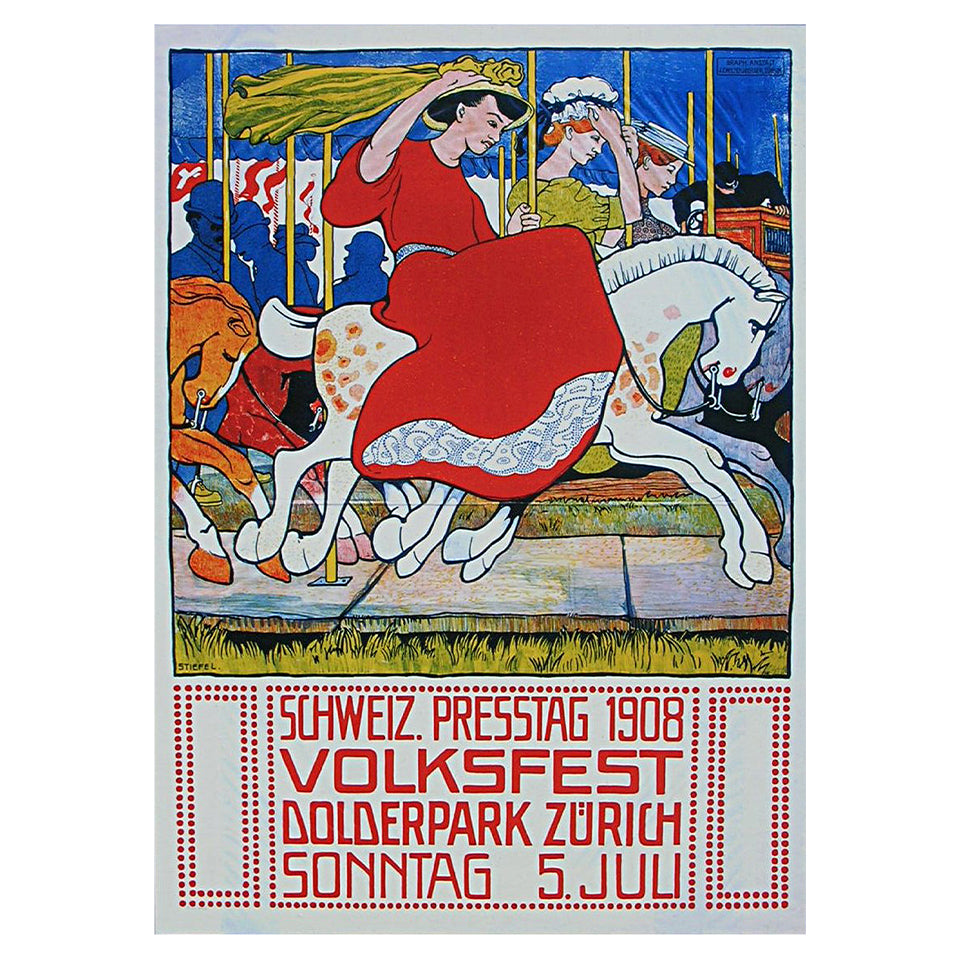 1014-47 Schweiz Presstag Volksfest, 1908