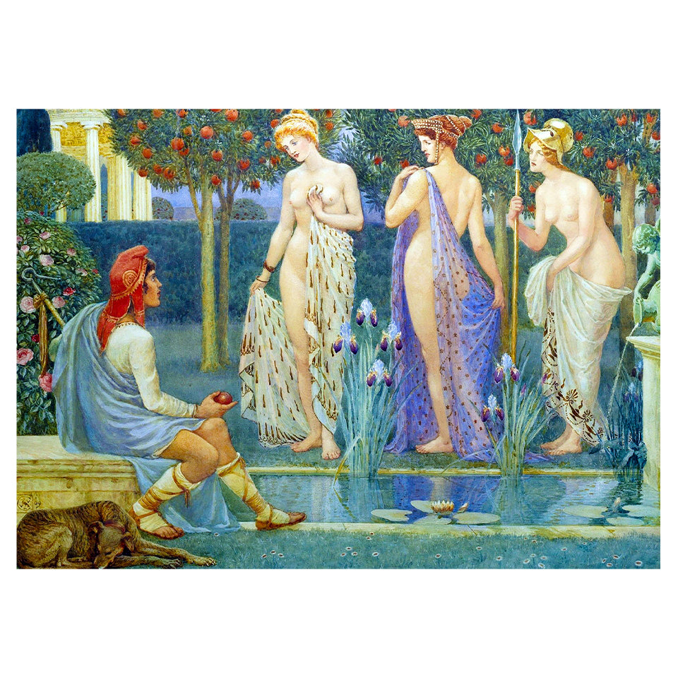 1014-54 The Judgement of Paris, Walter Crane, 1909