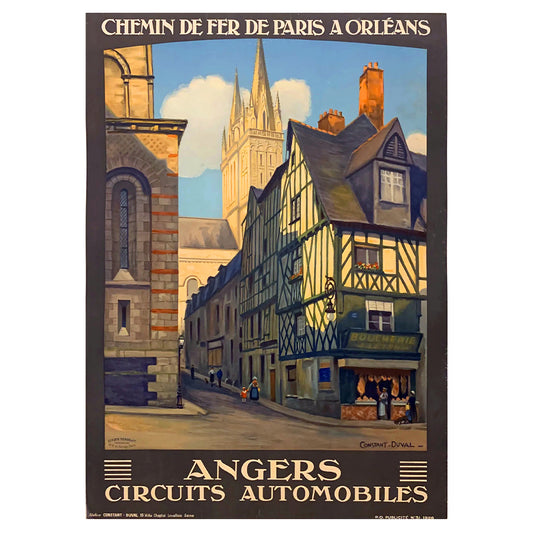 1014-82 Chemin De Fers De Paris A Orleans - Angers Circuits Automobiles