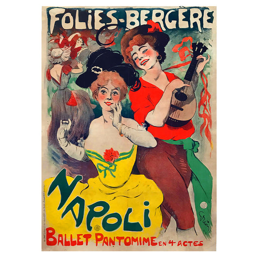 1014-93 Folies-Bergere - Napoli Ballet Pantomime