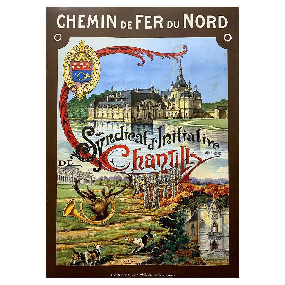 1014-94 Chemins De Fer Du Nord - De Syndicat D'Initiative Chantilly