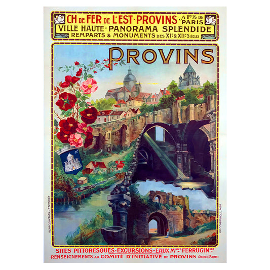 1014-95 Chemins De Fer De L'Est Provins - Provins