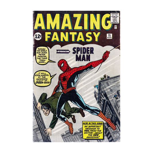 Amazing Fantasy #15, Marvel Comics 1962