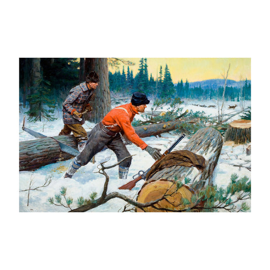 1015-08 Loggers at Work - Philip Russell Goodwin