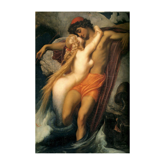 1015-10 The Fisherman and The Siren - Frederic, Lord Leighton