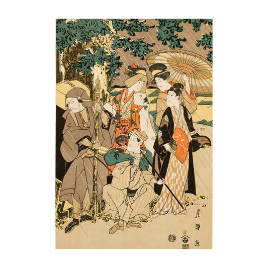 1015-11B Thirteen Kabuki Actors #2 - Utagawa Toyokuni