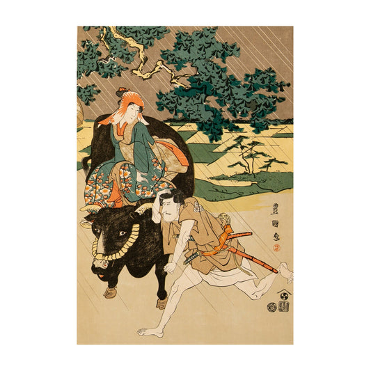 1015-11C Thirteen Kabuki Actors #3 - Utagawa Toyokuni