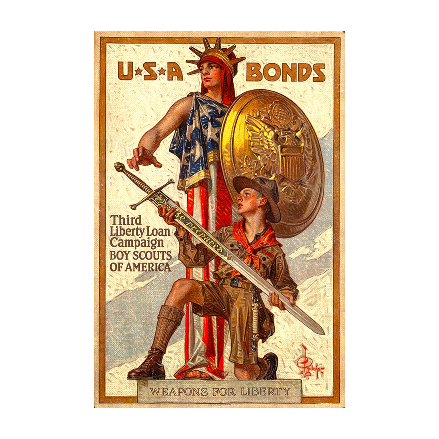 1015-18 USA Bonds - Third Liberty Loan Campaign - Boy Scouts of America