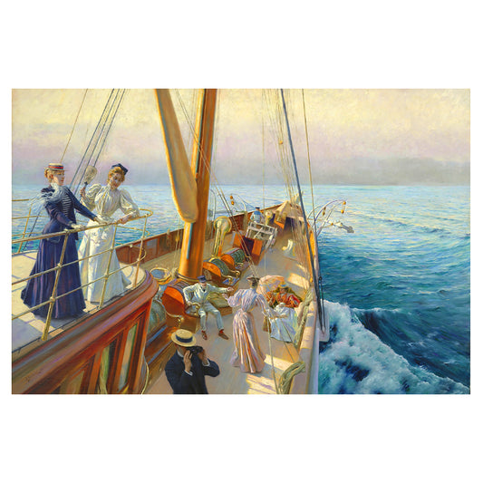 1015-191 Yachting in The Mediterranean, 1896 - Julius Leblanc Stewart