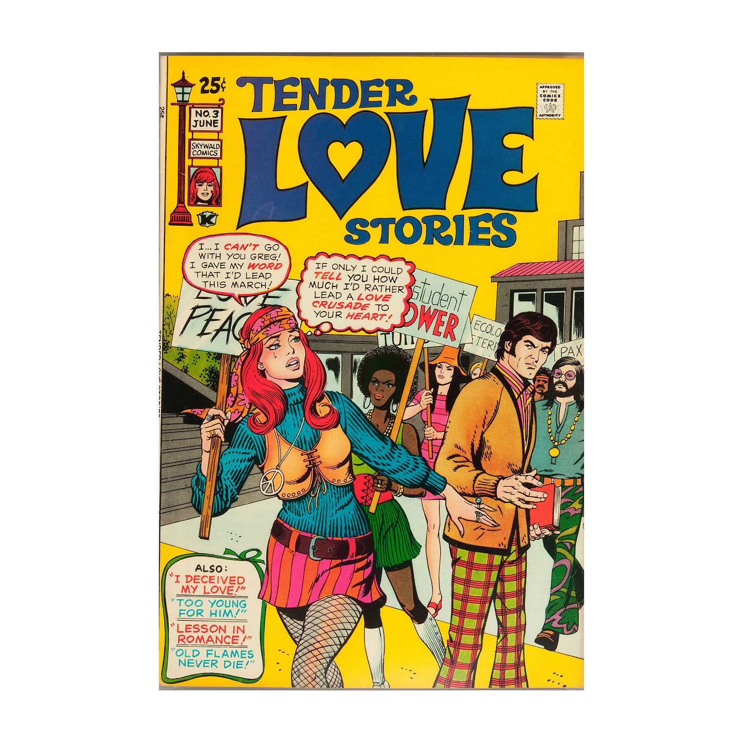 1015-21 Tender Love Stories #3, Skywald 1971