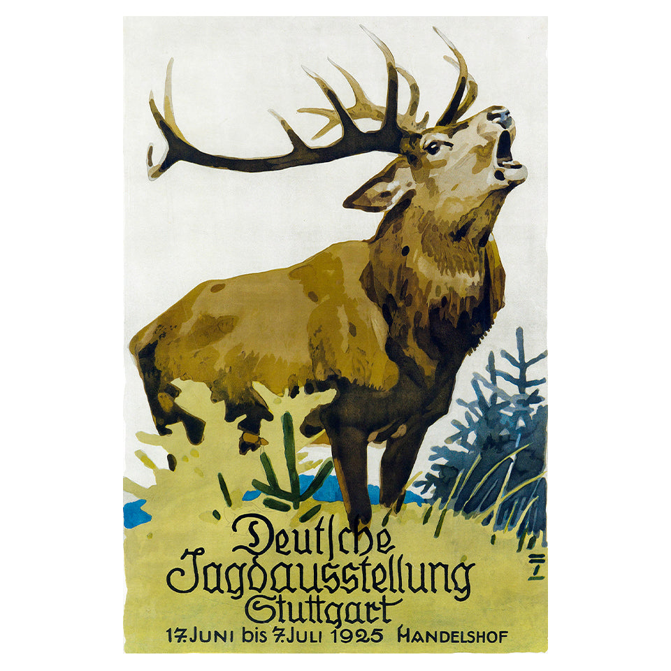 1015-210 German Hunting Exhibition, Stuttgart 1925