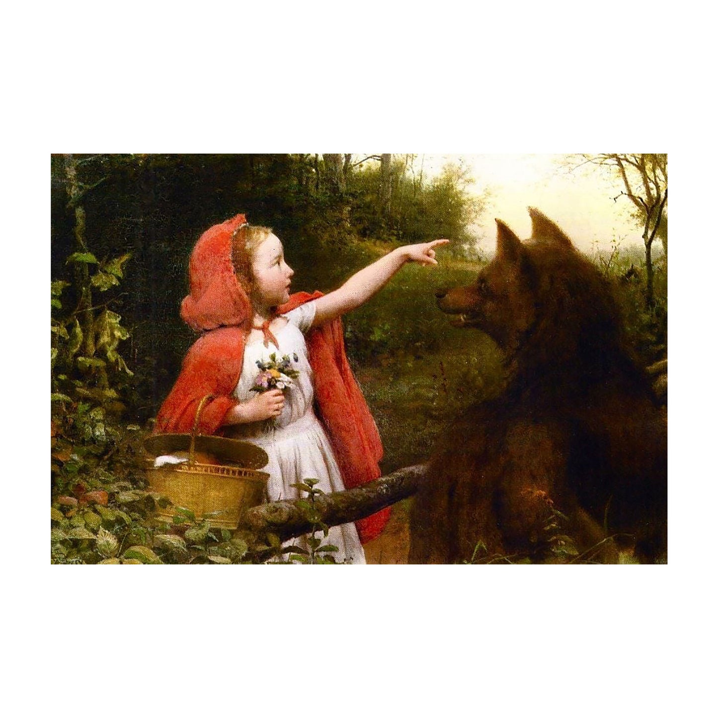 1015-36 Red Riding Hood - Seymour Joseph Guy, 1865