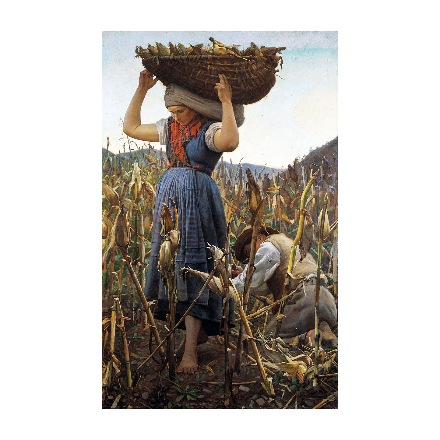 1016-01 The Corn Harvest, 1881 - Achille Glisenti