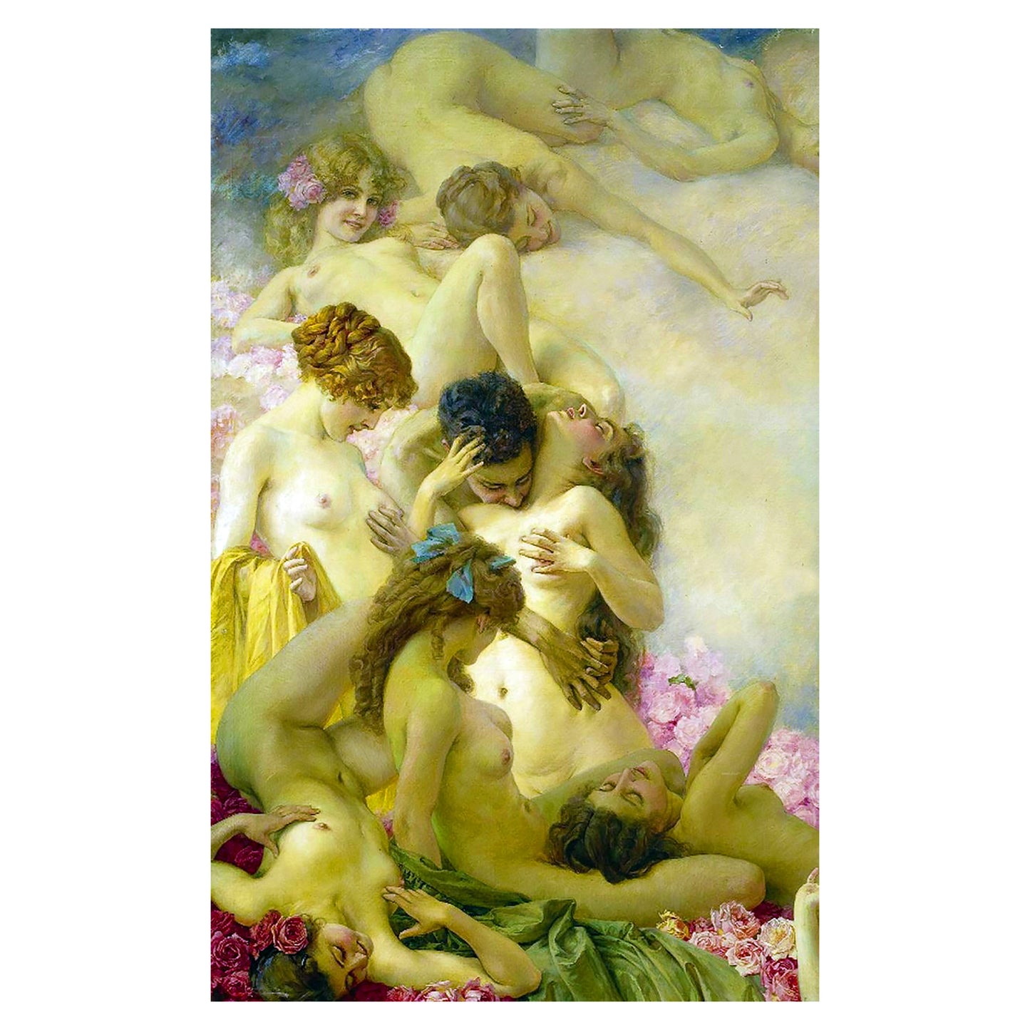 1016-188 The Temptation of St. Anthony, detail - Robert Auer, 1917