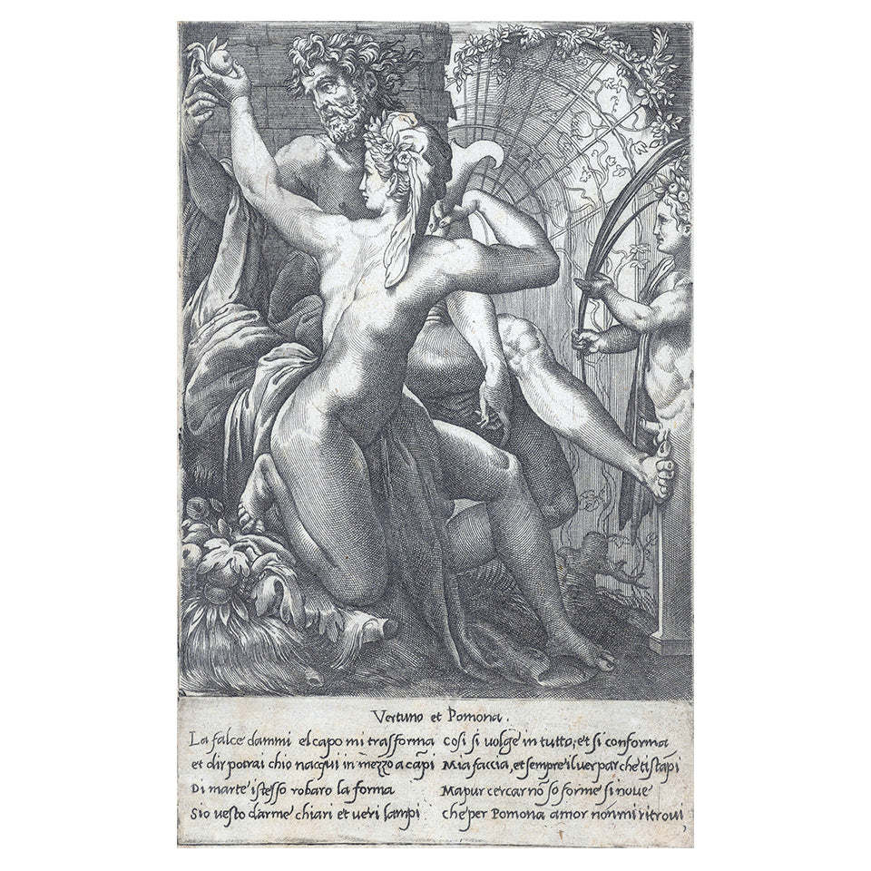 1016-22 Vertumnus and Pomona - Giovanni Caraglio