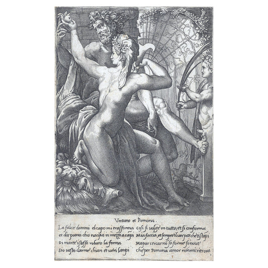 1016-22 Vertumnus and Pomona - Giovanni Caraglio