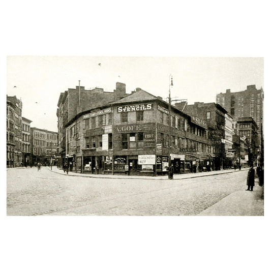 The Old Turk's Head Corner, Weybosset & Westminster - Providence RI 1905