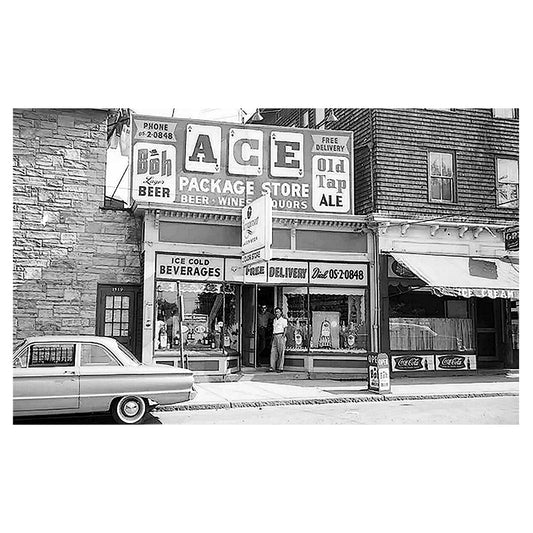 Ace Package Store, Fall River, Massachusetts 1963