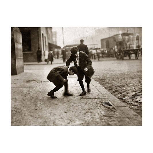 Penny Pitching - Providence RI Late 1800's