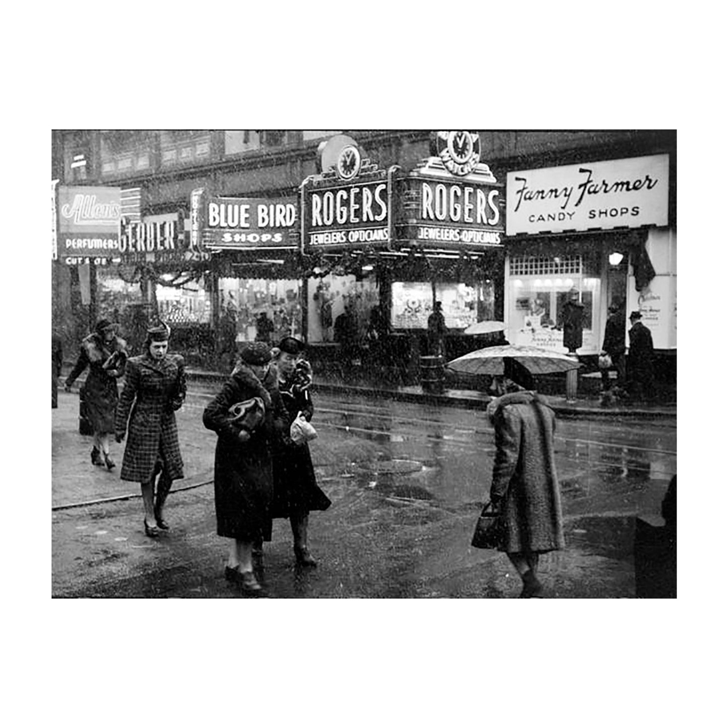 Downtown Providence RI, 1940