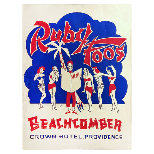 Ruby Foos Beachcomber, Providence RI, 1940's