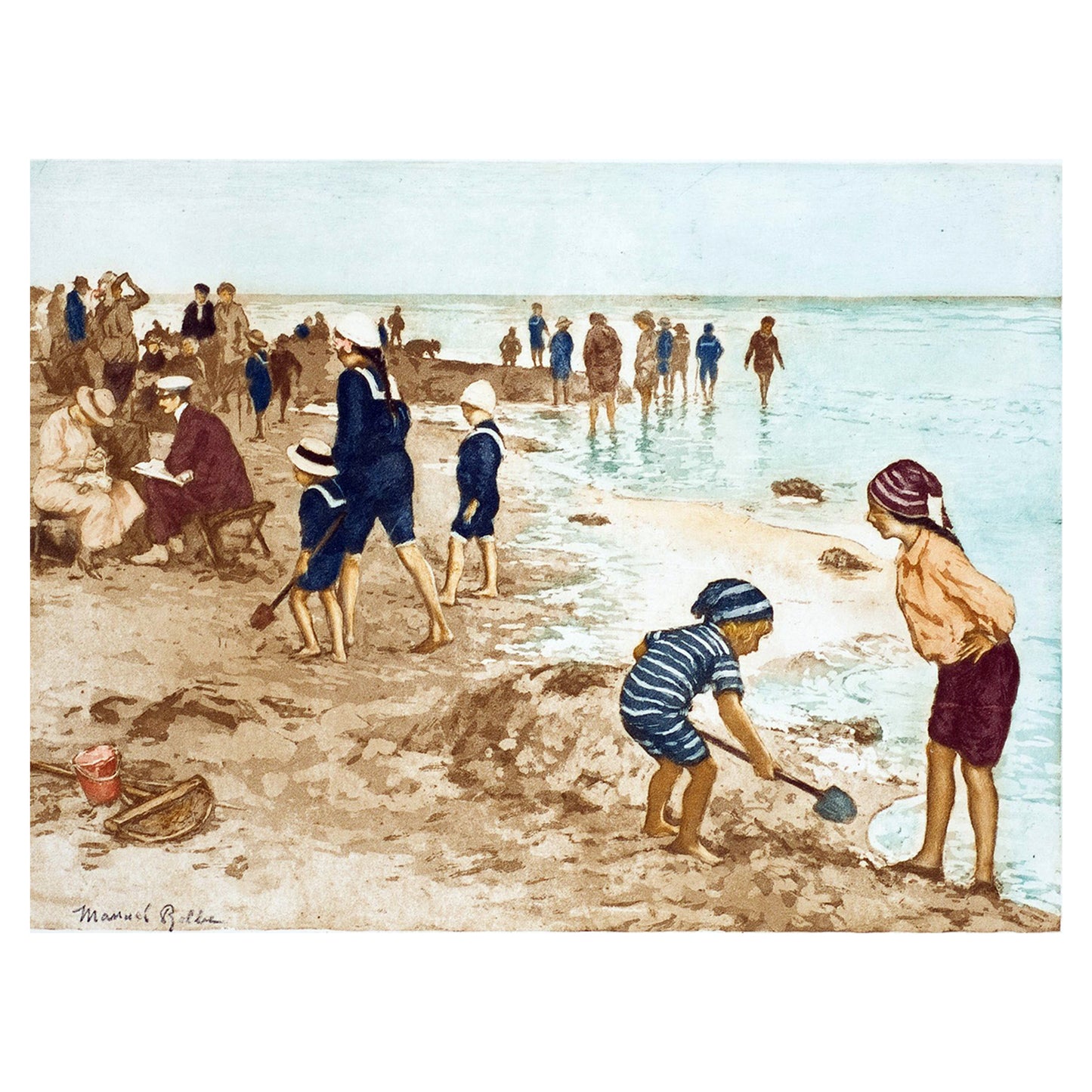 68-265 Jeux Sur la Plage - Manuel Robbe, 1912