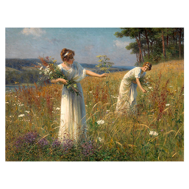 Picking Wildflowers - Leopold-Franz Kowalski