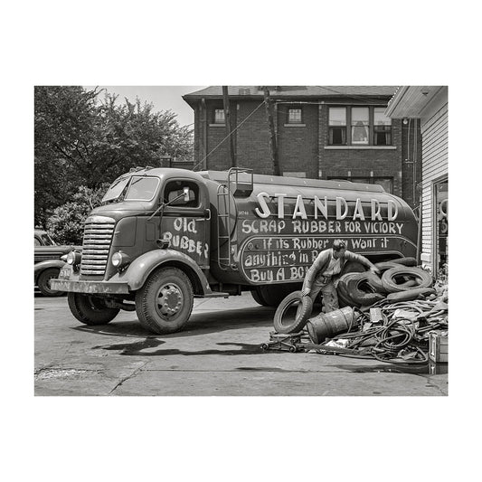 Old Rubber - Detroit, Michigan, 1942