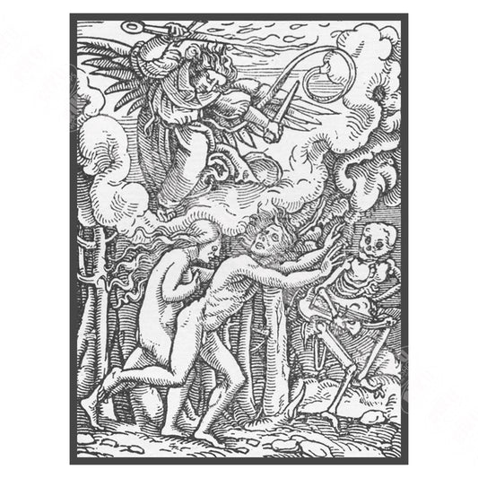 Hans Holbein's Danse Macabre #3: Expulsion From The Garden of Eden