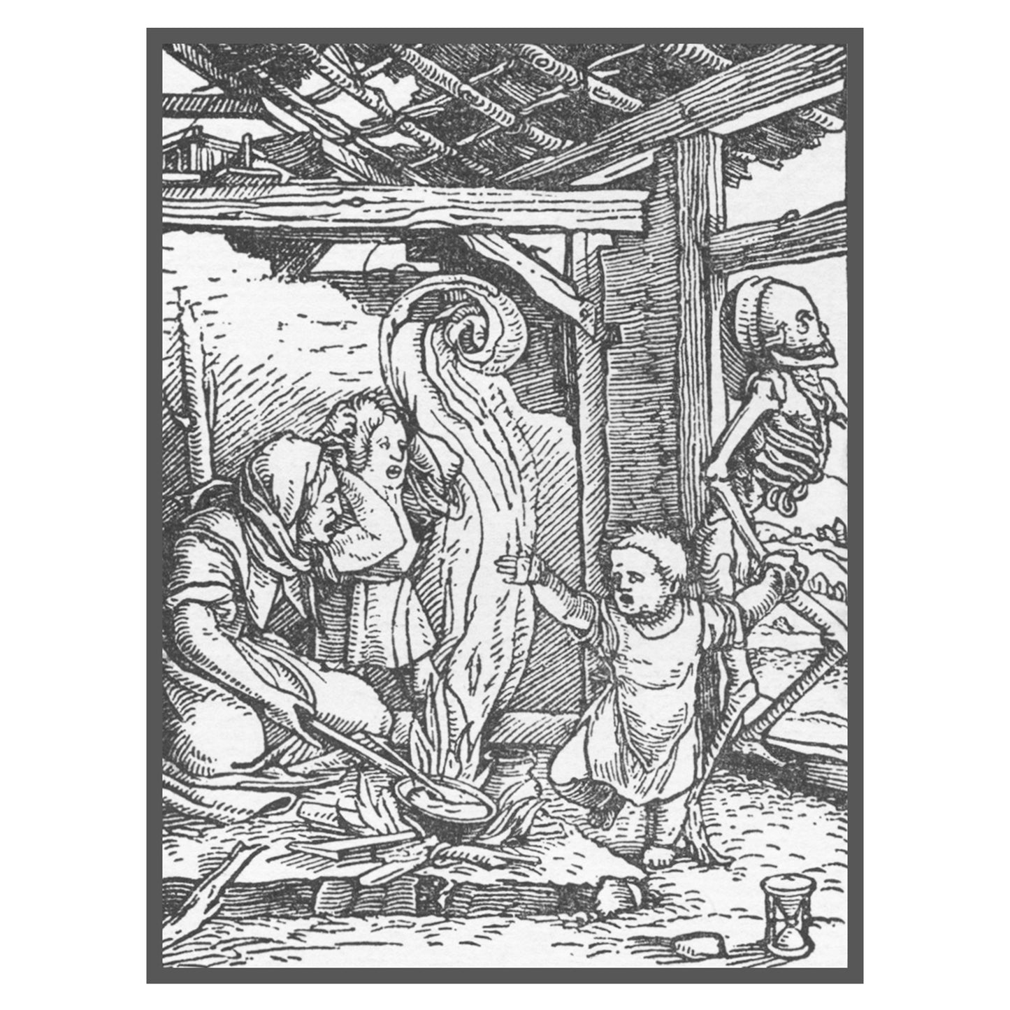 Hans Holbein's Danse Macabre #37: Death and The Child