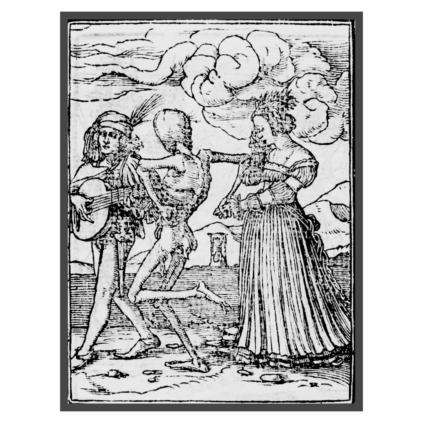 Hans Holbein's Danse Macabre #50: Death and The Young Woman