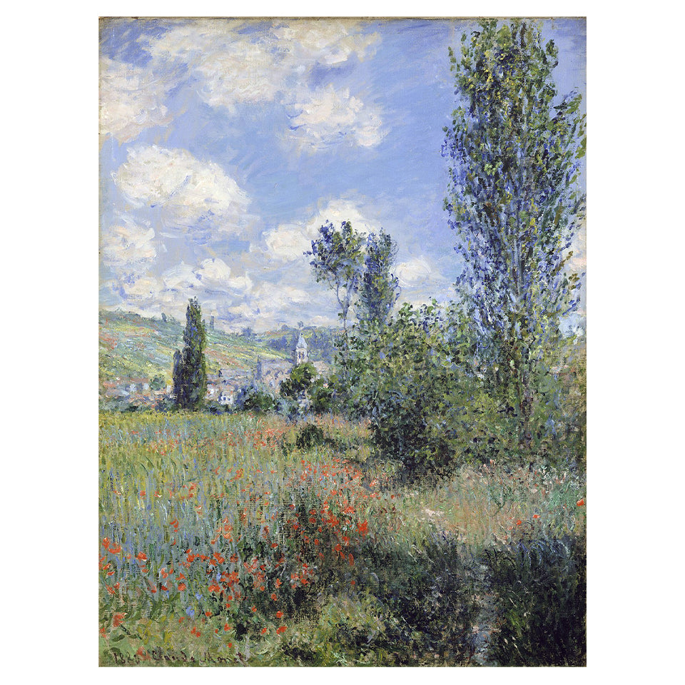 View of Vetheuil - Claude Monet, 1880