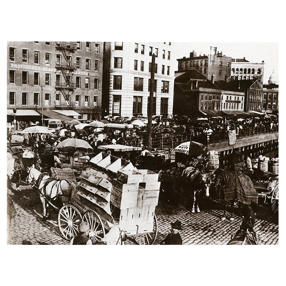 Market Square - Providence RI, 1880's