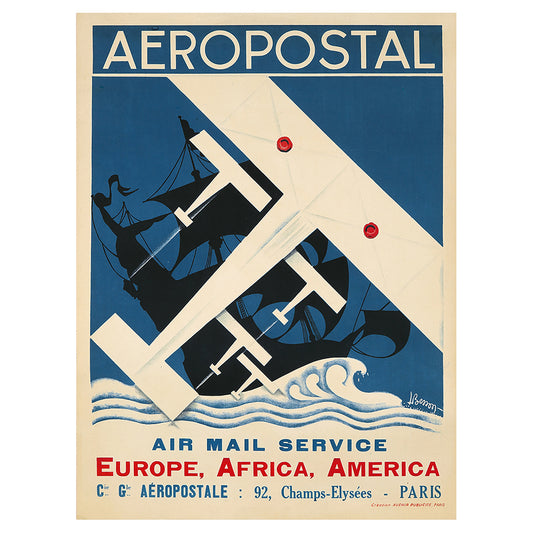 Aeropostal - Air Mail Service - Europe, Africa, America