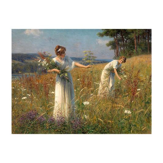 Picking Wildflowers - Leopold Franz Kowalski