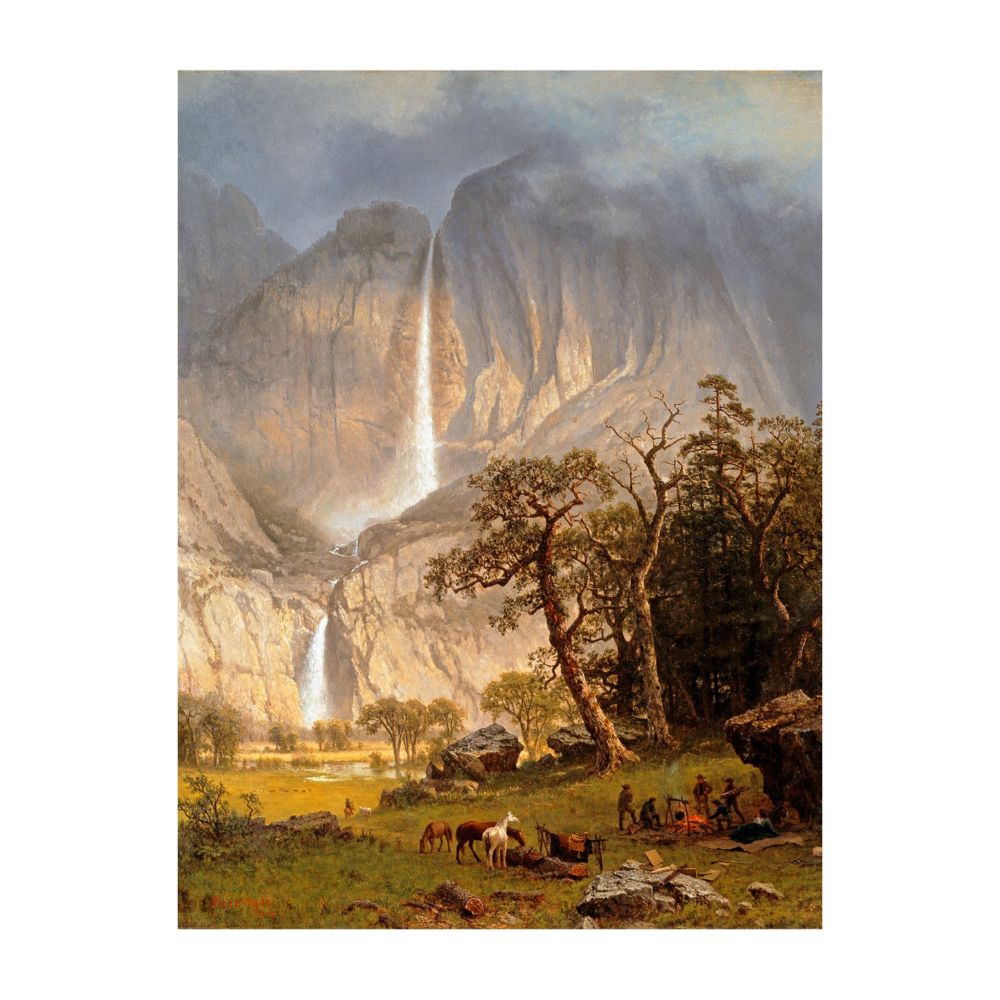 Cho-Looke, The Yosemite Fall - Albert Bierstadt