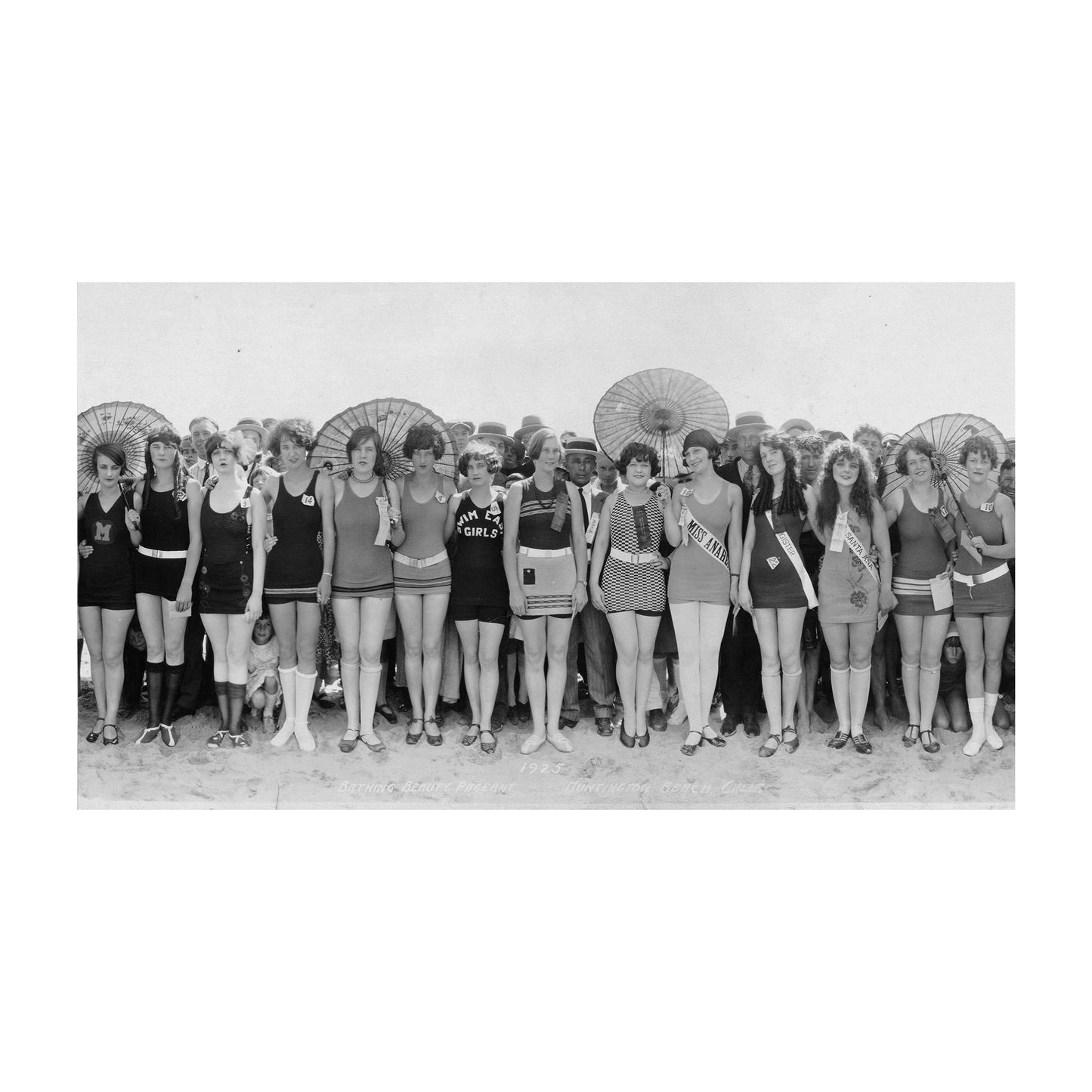 Bathing Beauty Contest, Huntington Beach, California, 1925