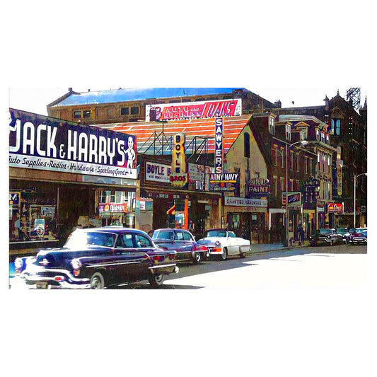 Jack & Harry's, Pleasant Street - Fall River Massachusetts, 1954