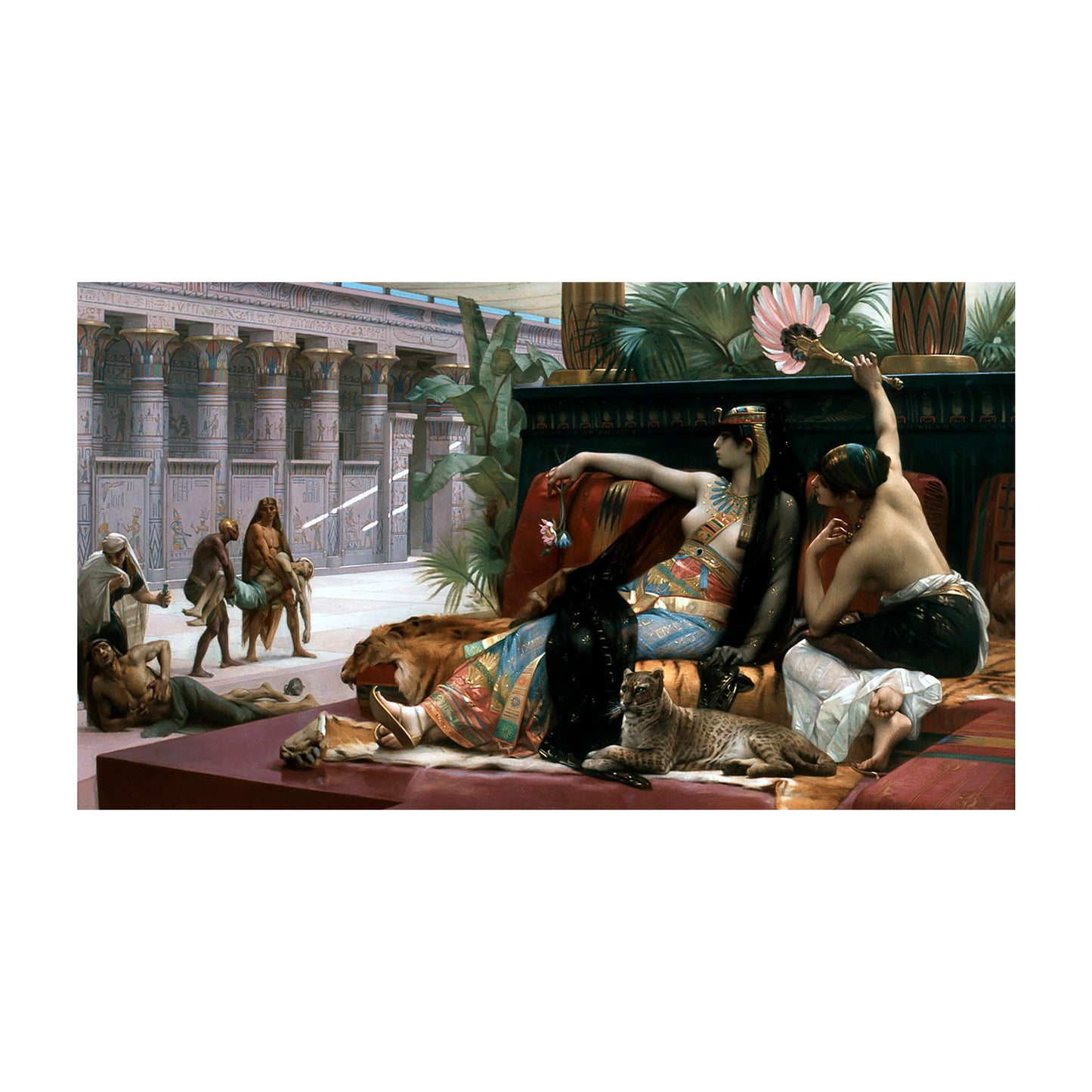 916-22 Cleopatra, Testing Poisons on Condemned Prisoners - Alexandre Cabanel, 1887