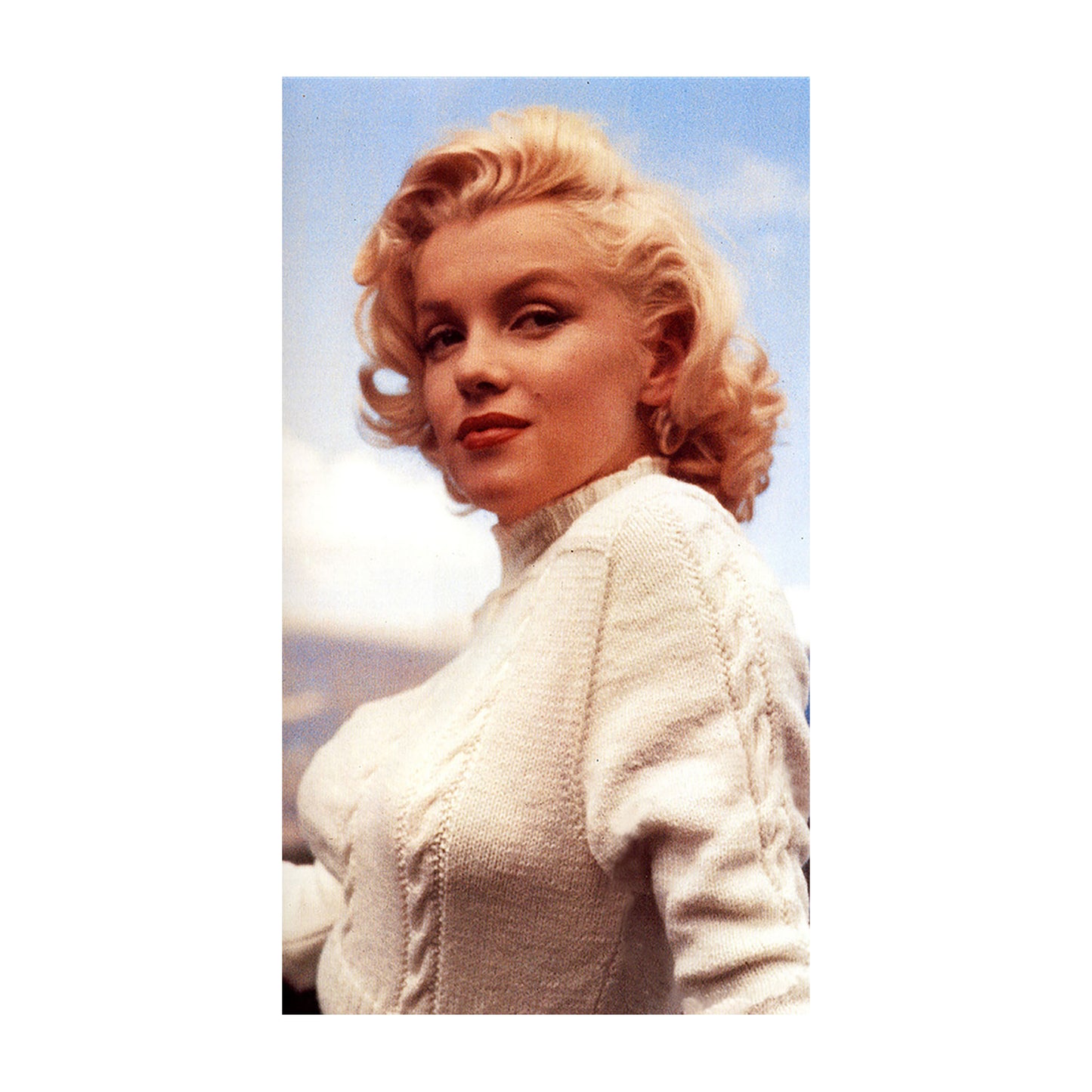 916-25 Marilyn Monroe, White Sweater