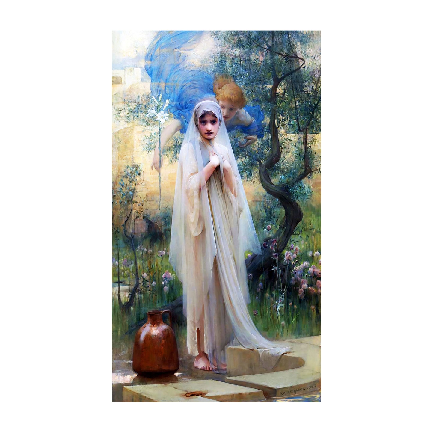 916-26 The Annunciation - Arthur Hacker, 1892