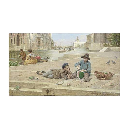 916-80 The Melon Sellers - Antonio Ermalao Paoletti, 1912